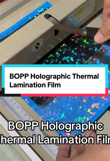 BOPP Holographic Thermal Lamination Film for Packaging
