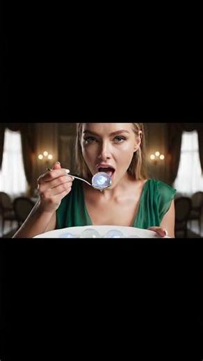 Eating a Magical Water Dumpling that BURSTS 💧 | ASMR #shorts