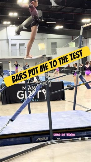Bars tested me… but I didn’t break. Saved the routine at Miami Grit 💪 #Gymnastics #gymnasticslife