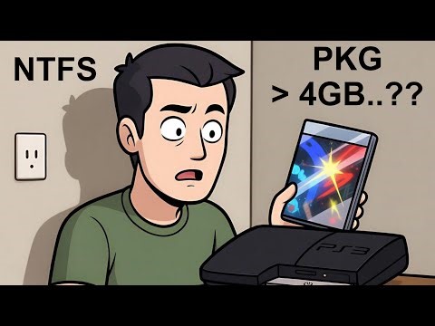 Tutorial PS3 CFW: Cara Cepat Instal Game PKG 4GB+ dari Flashdisk NTFS Tanpa Ribet