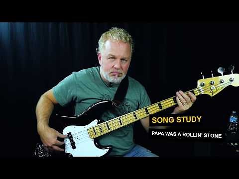 Papa Was A Rollin Stone Bass Lesson - Bassline