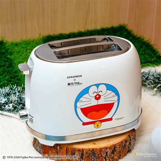 Get ready to toast up some fun this holiday season 😋 Perfect for gifting or everyday use, our Doraemon Collectible Toaster toasts bread to perfection while leaving behind an adorable Doraemon design! Start your mornings with a smile and snag one yourself with min. spend of $350*. 🍞 *T&Cs apply, while stocks last. | United Square Shopping Mall- The Learning Mall