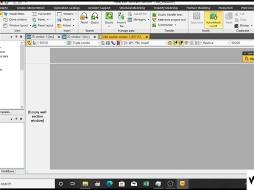 1. Well Correlation & Well Section Window