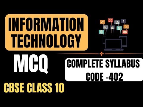 Information Technology Final Revision Class 10