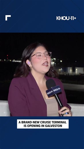 25K views · 220 reactions | Galveston just opened its newest cruise terminal as the industry rides a wave of record travel. Julissa Garza | KHOU 11 News | Facebook