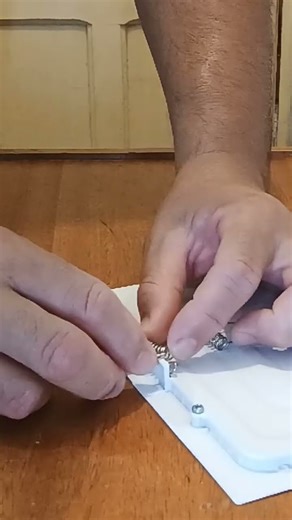 How to install the spring clip on the LED recessed light? Very easy.