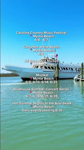 Things to Do Around Myrtle Beach this June