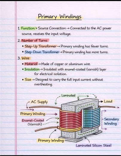 Transformer Basics Explained ⚡ | Working Principle (Part 1)#electrical #electricalengineering