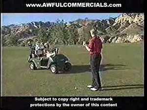 GEICO Caveman Playing Golf