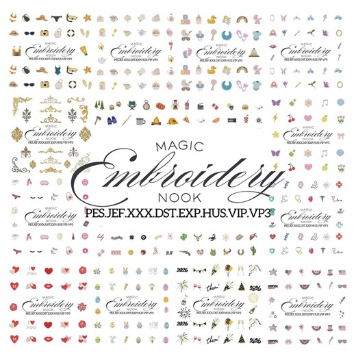 300  Mega Mini Embroidery Bundle. Featuring Lifestyle, Holiday, Seasonal, Nature, Cute and Cozy Designs Perfect for Any Stitching Project. - Etsy