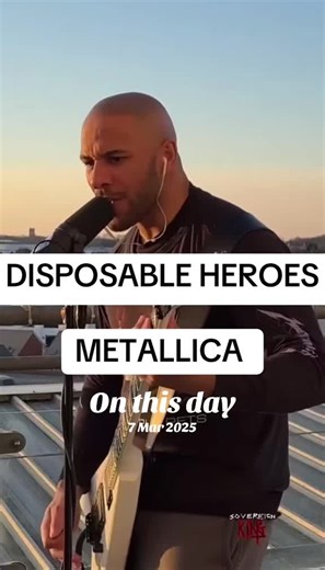 Metallica's Disposable Heroes Live Stream Recap