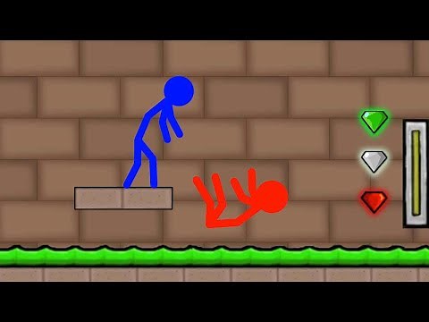 Watergirl and Fireboy Stickman Animation COMPLETE EDITON - Minecraft