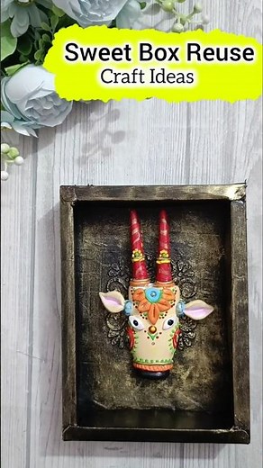 DIY from Sweet Box | Wall Decor | Best Out of Waste #diy #craft #art #shorts #trending