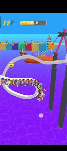 Cart Crash: Roller Coaster || New Game Level 55