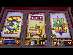 Colossal Diamonds freeplay conversion and slot play @ Kickapoo Lucky Eagle Casino
