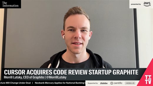 Graphite CEO Merrill Lutsky on the company’s acquisition by Cursor: "Graphite is going to continue independently as a product. The entire Graphite team is continuing to work on Graphite as part of this." Full episode: https://thein.fo/4qgTgNI | The Information | Facebook