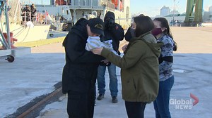 HMCS Toronto crews returns early after 191 days at sea