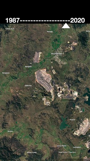 Exploring Muswellbrook's Time-Lapse Through Google Earth