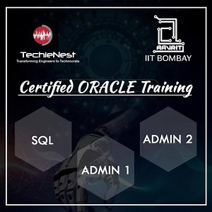 Attend Certified ORACLE Training this Summers !! SQL+Python- 8500/-(45 Days) SQL+ADMIN 1+PYTHON- 15,000/-(2 Months) SQL+ADMIN 1+ADMIN 2+PYTHON- 25,000/-(3 Months) Batches starting from 30th May 2019 To register- https://www.techienest.in/training-registration-form/ For more details- +91-73400330-91/94 | TechieNest Pvt. Ltd | Facebook