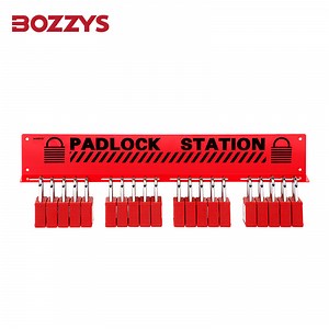[Hot Item] Heavy Duty Padlock Racks /Padlock Station-Equip with 20 Padlocks