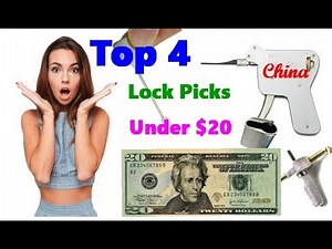 The best lock pick set for beginners TOP 4 Under $20 #lockpicking