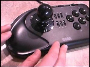 Classic Game Room - SEGA GENESIS 6-BUTTON ARCADE STICK joystick review