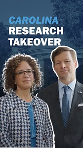 Every day, #UNC students, faculty and staff contribute to Carolina’s research impact with groundbreaking work that improves the quality of life for all people. From May 20-27, major schools and programs across campus will partner to showcase the breadth and impact of research done every day by dedicated Tar Heels. “We see an urgent need to tell the story” of this work, said Chancellor Lee H. Roberts. Learn more about the upcoming “research takeover” in this message from Chancellor Roberts and vi