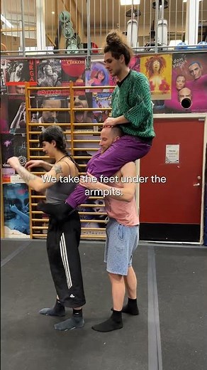 Easy Acrobatic Trick for 3 People
