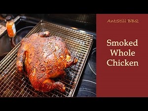 Dry Brine Whole Chicken | Smoking a Whole Chicken on a Charcoal Grill | AntStill BBQ