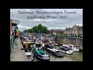 Sleepbootdagen Vianen 2025 - historisch erfgoed sleepboot opduwer gezien Door de mobiel van Anneke