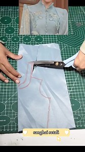 167K views · 5.3K reactions | Tutorial sanghai setali #sewing #moda #modiste #fashiondesign #tutorial #DIY #pattern #patternmaker #dressmaker #stiching #clothing #kerahsanghai | Harmianti | Facebook