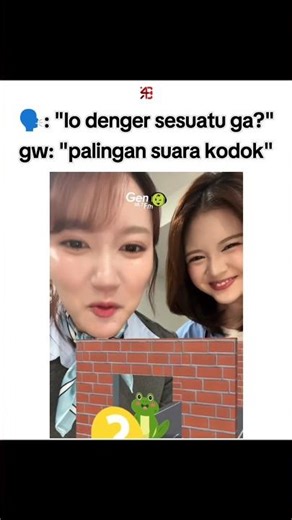 What does a frog sound like? 😭 #christyjkt48 #marshajkt48 #fy #meme