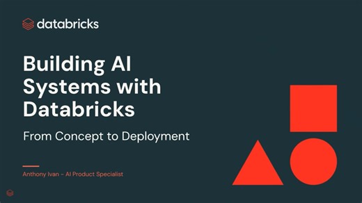 Build AI Systems with Databricks Workshop APJ