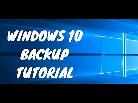Creating a Windows 10 Backup Schedule - Tutorial