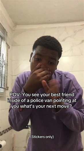 React with stickers #fyp #stickers #police #young_ljay