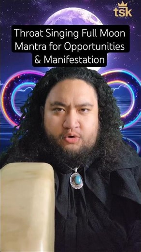 Throat Singing Full Moon Mantra for Manifestation | Om Shram Shreem Shraum Sah Chandraya Namah