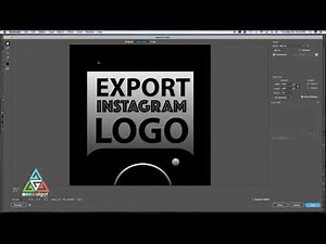 How to Export Instagram Logo or Graphics - Adobe Illustrator - Size, File Type, & Image Quality