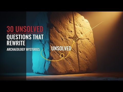30 Archaeological Gaps That Could Rewrite World History