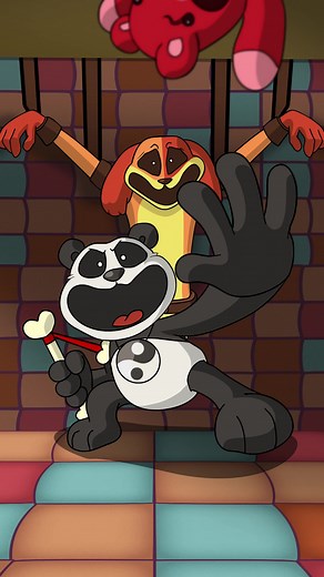 Yingyang Panda Saves Dogday from Smiling Critters | Poppy Playtime Chapter 3