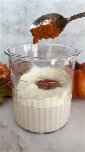 Pumpkin Ice Cream🎃🍦 Creamy Fall Dessert |Inspired by @kelseyoppenheim | Original Credit goes to her