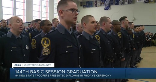 94 Virginia state troopers graduate in largest class in 8 years: 'There's a legacy to uphold'