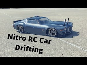 Nitro RC Car Drifting Traxxas Nitro 4tec