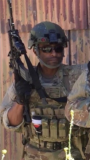 Two Green Berets Taking the Stage