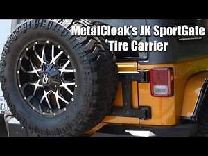 MetalCloak SportGate Tire Carrier Promo