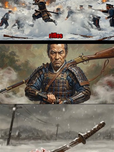 Samurai Swords vs. Modern Guns 🩸 On Feb 11, 1877, the Samurai were done being pushed around. 😤 The Japanese government had banned their swords, cut off their topknots, and destroyed their culture. So 9,000 angry warriors, led by the legendary Saigō Takamori, marched into the snow to fight back. ❄️ They were outnumbered and outgunned by modern cannons, but they were the deadliest swordsmen on earth. #SatsumaRebellion #saigotakamori #thelastsamurai #samuraihistory #meijirestoration #japanesehist