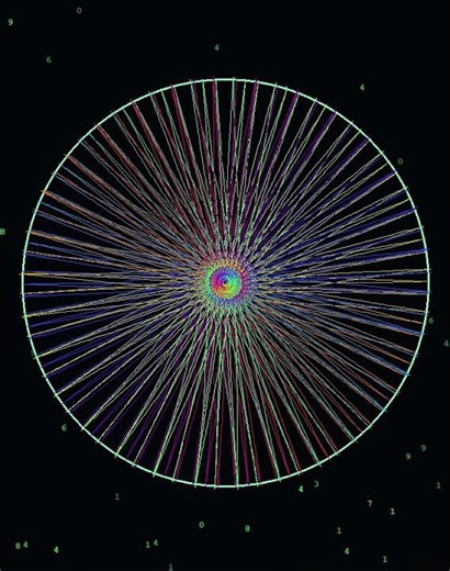 Mandala Art Using Python #gamedev #pygame #simulation #smartphone #coding