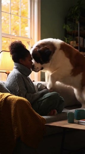 This Giant Dog Loves Hugs So Much!