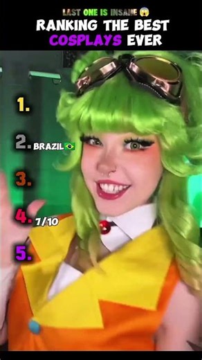 Ranking The BEST Cosplays Ever 💖✨(Part 1) #tiktokviral #cosplay