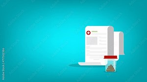 Stool analysis. Stool test. Medical research report with medical sample in a glass tube.