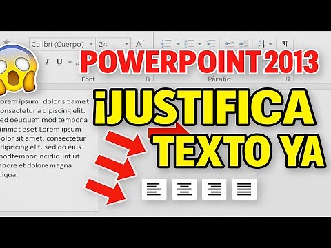 😱 POWERPOINT 2013: JUSTIFY AND ALIGN TEXT IN SECONDS!